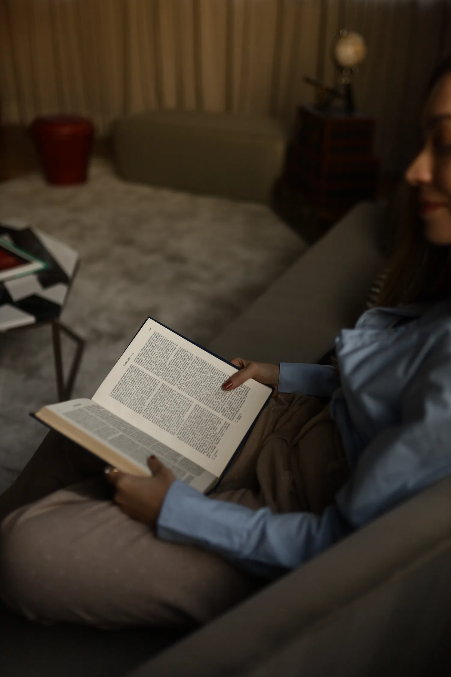 Momento de leitura tranquila